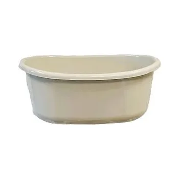 OVÁLNÁ MÍSA 45L S UŠIMA KOUŘOVĚ BÍLÁ - JAG