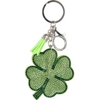 ALBI Štrasová klíčenka - Čtyřlístek