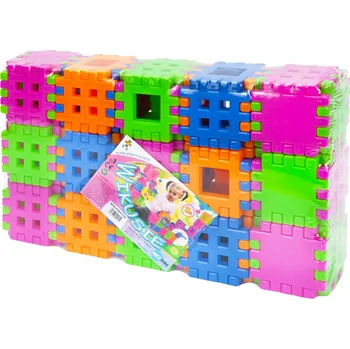 ostatní stavebnice Stavebnice Mejpol Sáček na vafle 90 dílů