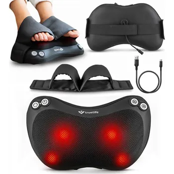 Masážní přístroj Shiatsu Masážní Přístroj Polštář na záda, tělo a krk + popruh na nohy - HIT