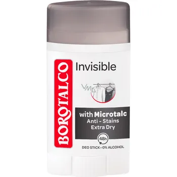 Borotalco Invisible antiperspirant deodorant stick unisex 40 ml