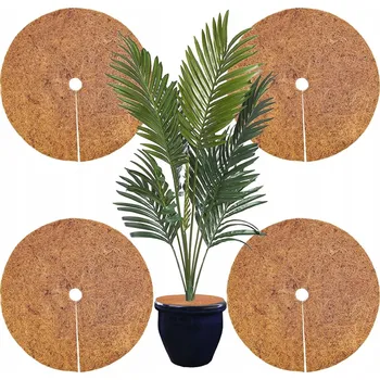 Kokosové vlákno pro rostliny Kulaté 60 cm Ochrana proti mrazu 4 ks