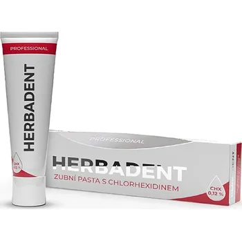 zubní pasta HERBADENT Professional zubní pasta s CHX 0,12 % 40 g