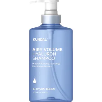Šampon Kundal Airy Volume Hyaluron Shampoo hydratační šampon pro objem a lesk 500 ml