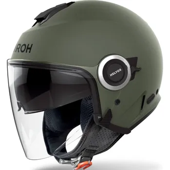Helma na motorku Otevřená helma na motorku Airoh HELYOS Color matná zelená XS