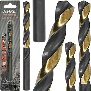 Vrták Vrták do kovu HSS s titanovým povlakem 11 mm, Verke V39320