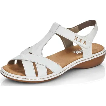 Dámské sandále Dámské sandály RIEKER 65919-80 bílá S6 39