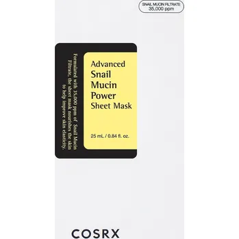 Pleťová maska COSRX Pleťová maska s hlemýždím mucinem Advanced Snail Power Essence, 25 ml (1 ks)