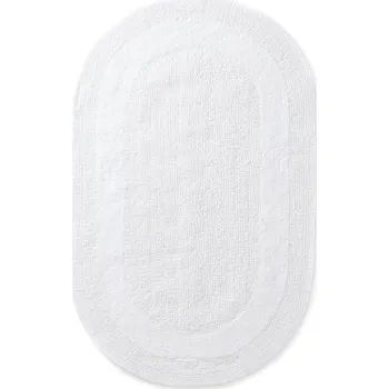 Koberec Koupelnový kobereček Javo Cotton bílý ovál