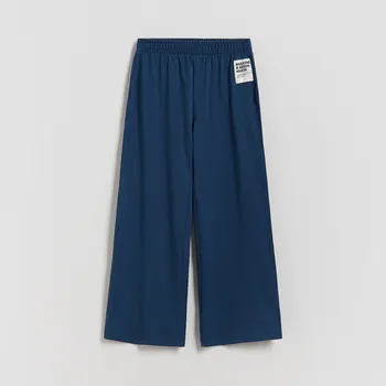 Reserved - GIRLS` TROUSERS - tmavomodrá - 142HN-59X - 142HN-59X-152