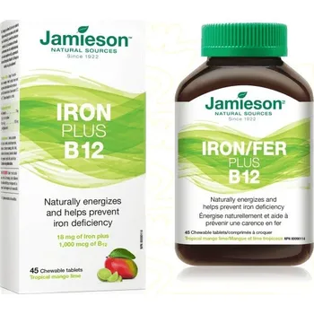 Zdraví Jamieson Železo + B12 45 tbl.
