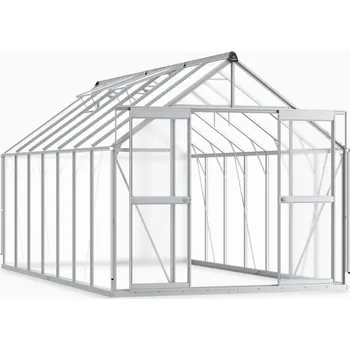 Skleník Zahradní skleník 244x429 Slide-In Silver - CULTIVO
