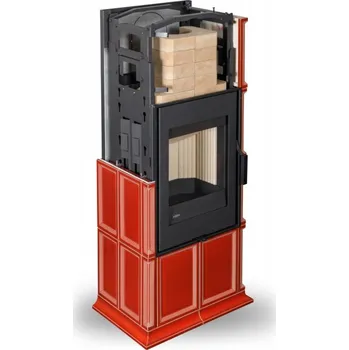 Krbová kamna Romotop Gremio GRE 1 Jmenovitý Výkon 5.8 kW Pomněnka Lesklá, Chilli