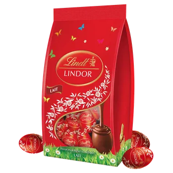 Čokoláda LINDT Lindor velikonoční vajíčka mléčné 180 g