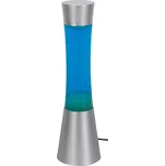 Minka,lavalamp Gy6.35 20W, 39,5 cm stříbrná modrá - dekorativní lampa