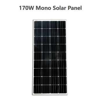 Solární panel 170W 12V monokrystalický