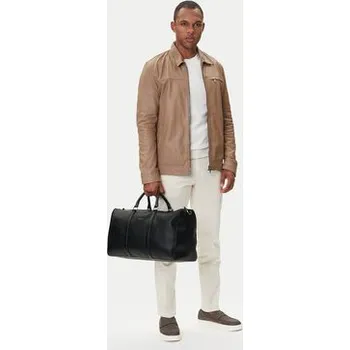 Cestovní taška Víkendová taška Calvin Klein Raised Duffle LV04D3158G Černá OS