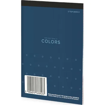 Blok Blok A7, 100 listů, linkovaný (mřížka), mikroperforace, Top 2000 Colors