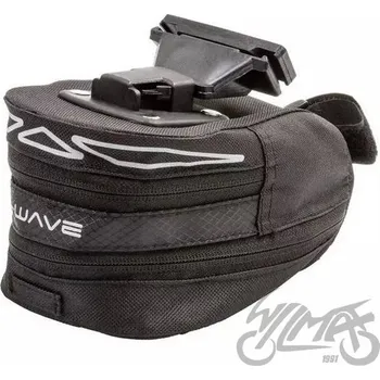 brašna na kolo Zadní Cyklistická brašna M-Wave , Brašna M-WAWE L, černá a bílá, 0,3 l