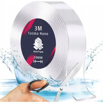 Oboustranná lepicí páska Appio opakovaně použitelná voděodolná 24 mm x 3 m