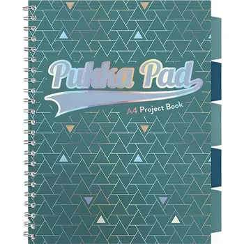 Sešit Sešit A4 s mřížkou Pukka Pad, 100 listů