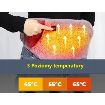 3 úrovně Hřejivý Pás na Záda Bedra Prohřívací Bederní Pás