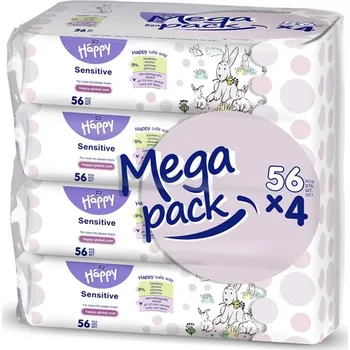 Dětský vlhčený ubrousek Bella Happy Baby 4x 56 ks