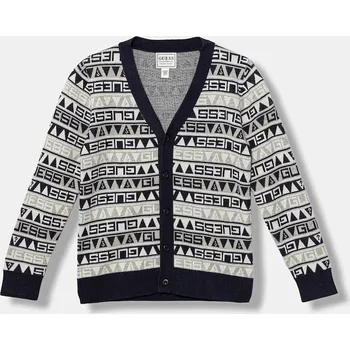 Dívčí svetr Dětský kardigan Guess N5BR06.Z2BB0.9BYA námořnická modř 59X, vel. 96-104