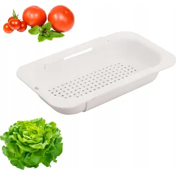 Odkapávač na nádobí Odkapávač na dřez, Odkapávač na Zeleniny, Rozkládací odkapávač na nádobí