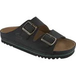 Scholl AIR BAG černé unisex zdravotní pantofle s Bioprint® stélkou, ideální na doma i do práce