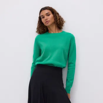 Dámský svetr Reserved - Vlněný svetr - zelená - 204HI-77X - 204HI-77X-M