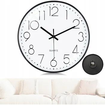 Hodiny Nástěnné hodiny Bedee bílé 30 cm