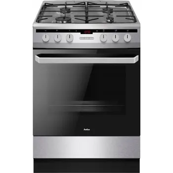 Sporák Kombinovaný sporák (plyn/elektřina) Amica 618GES2.33HZpTaF(Xx) 62 l LED Nerez