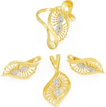 Souprava šperků sZlato.cz 3945 Zlatý set do tvaru pavouka Velikost: 57, Váha: 6,58g