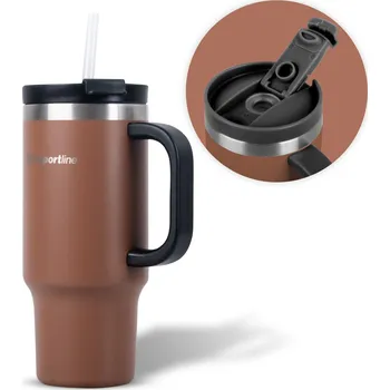 Termoska InSPORTline Natticino Termohrnek 470 ml kávová