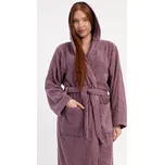 Vienetta Dámský župan dlouhý s kapucí Vřes: nachová M