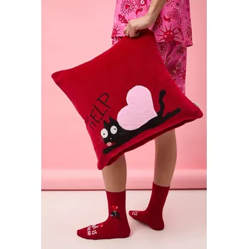 Povlak na polštářek Dekorativní povlak na polštář Medicine RS26-PSU209 červená 33X