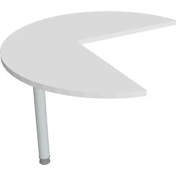 Psací stůl Stůl jednací levý - CP 21 L - BÍLÁ , ŠEDÁ Ral 9006