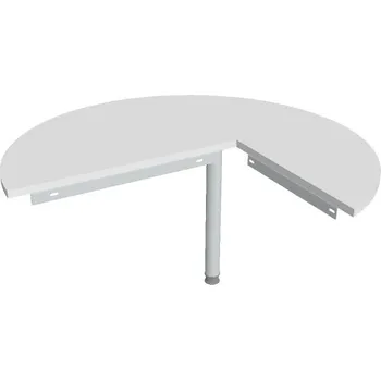 Psací stůl Stůl jednací levý GP 22 L P - BÍLÁ , ŠEDÁ Ral 9006