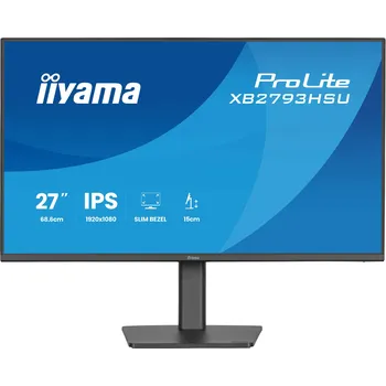 Monitor iiyama ProLite//27"/IPS/FHD/120Hz/1ms/Černá/3R XB2793HSU-B1