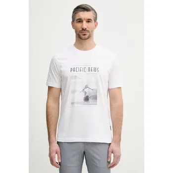 Pánské tričko Bavlněné tričko Joop! 30101984 bílá 00X, vel. L