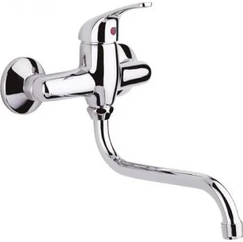 Vodovodní baterie Raf Polar PL01B dřezová nástěnná baterie otáčivé ústí 20 cm