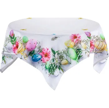 ubrus Velikonoční středový ubrus s potiskem KRASLICE 85 x 85 cm