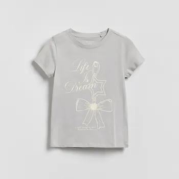 Reserved - Tričko s potiskem - světle šedá - 405HU-09X - 405HU-09X-U14