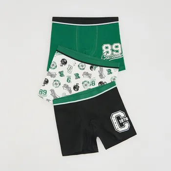 Chlapecké spodní prádlo Reserved - Sada 3&nbsp;boxerek s&nbsp;vysokým podílem bavlny - černý - 211IM-99X - 211IM-99X-U98