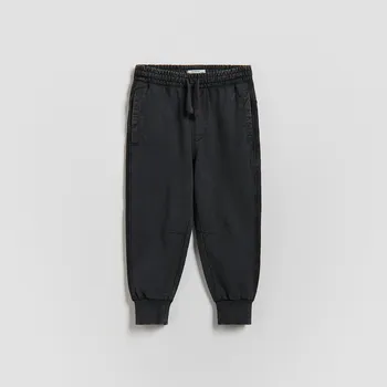 Reserved - Bavlněné kalhoty joggers - černý - 476HK-99X - 476HK-99X-92