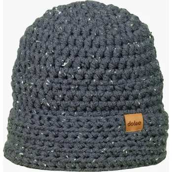 Čepice Doke Háčkovaná čepice Fred denim tweed Velikost: Univerzální (od 12 let)