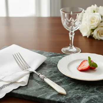 Příbor BUGATTI Oxford Ivory 24 cm - vidlice na maso a salát z nerezové oceli