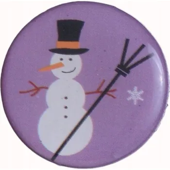 Obraz Vánoční Dárek pro děti, magnet dekorace na sněhuláka, eko dekorace