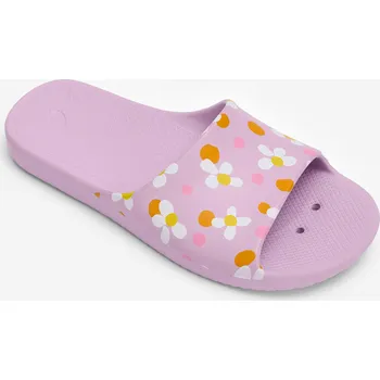 Chlapecké pantofle DECATHLON Dětské pantofle k bazénu Slap 500 29/30 FIALOVÁ